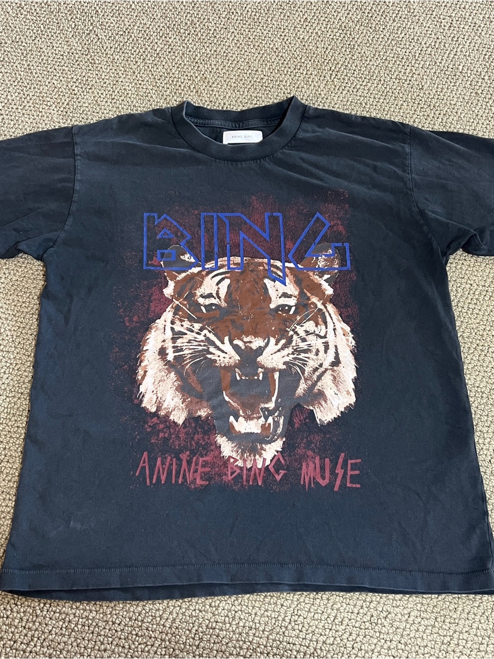 Anine Bing Tiger Muse Tee-size xs